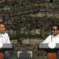 President Prabowo Subianto With French President Emmanuel Macron through the iconic Borobudur Temple. (Dok. ksp.go.id)