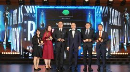 CUB has been recognized by HR Asia as one of the “Best Companies to Work for in Asia” for three consecutive years. In 2025, CUB Singapore Branch reached a significant milestone by winning five honors. Chief Executive Winfield Wong (third from left) and Senior Vice President Quek Li Ling (second from left) accepted the awards on behalf of the branch, reaffirming CUB’s commitment to excellence in HR strategy and workplace culture.