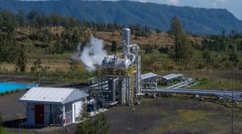 The Ijen geothermal power plant, a renewable energy project that showcases PT SMI's commitment to supporting inclusive and impactful sustainable development.