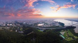 A view of Jiangyin City