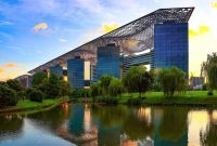 A view of the G60 Rafael Sky City in Songjiang district, Shanghai.