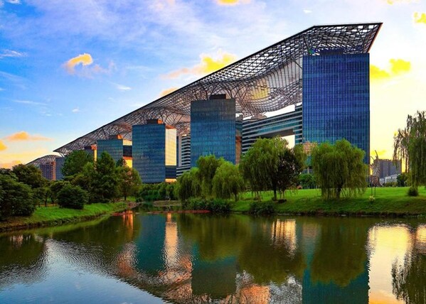 A view of the G60 Rafael Sky City in Songjiang district, Shanghai.