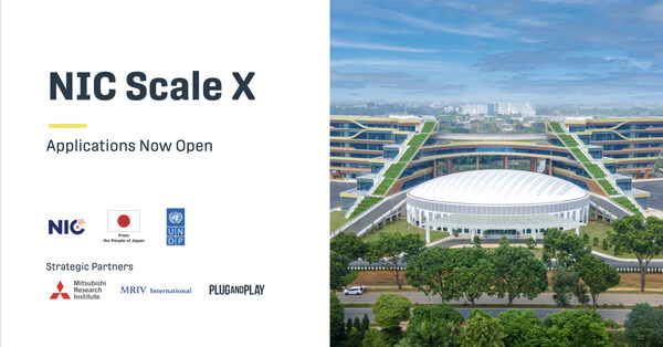 Applications are now open for NIC Scale X, an accelerator by the Vietnam National Innovation Center (NIC), the Embassy of Japan, the United Nations Development Programme (UNDP), and in partnership with Mitsubishi Research Institute (MRI), and Plug and Play.