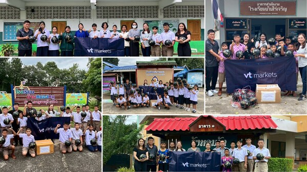VT Markets Expands Regional CSR Efforts with Football Donation to Youths in Thailand