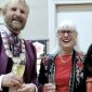Group photo with Allan Aughey OAM, Mayor of Clare & Gilbert Valley Council. (Doc. Andrea van Diemen)